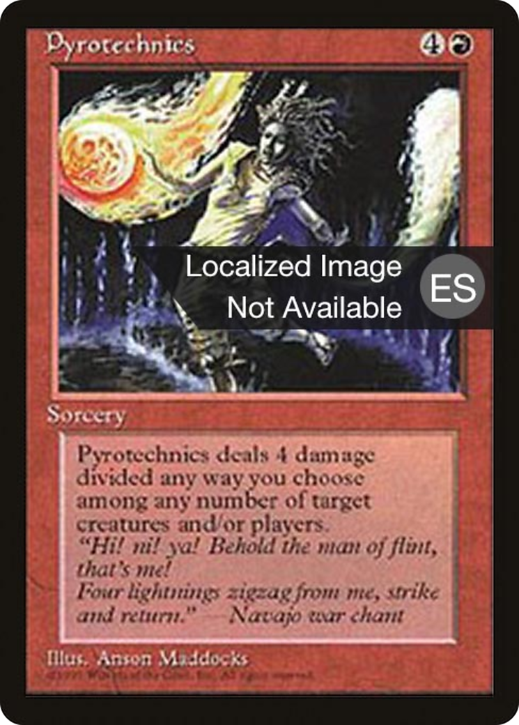 Pyrotechnics (4BB-217) - Fourth Edition Foreign Black Border