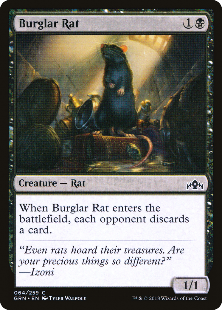 Burglar Rat (GRN-064) - Guilds of Ravnica