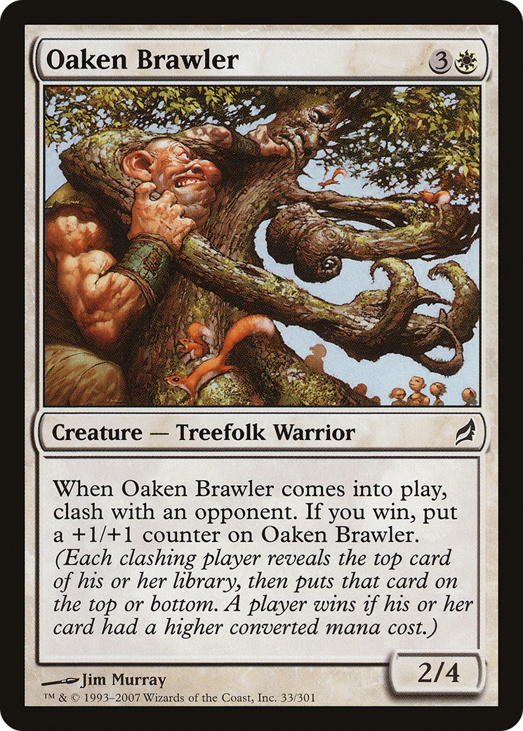 Oaken Brawler (LRW-033) - Lorwyn Foil