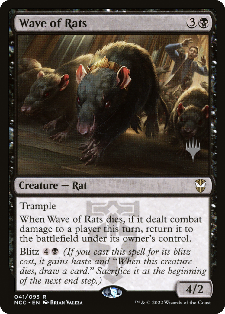 Wave of Rats (PNCC-41P) - New Capenna Commander Promos Foil