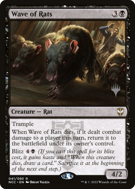 Wave of Rats (PNCC-41P) - New Capenna Commander Promos Foil