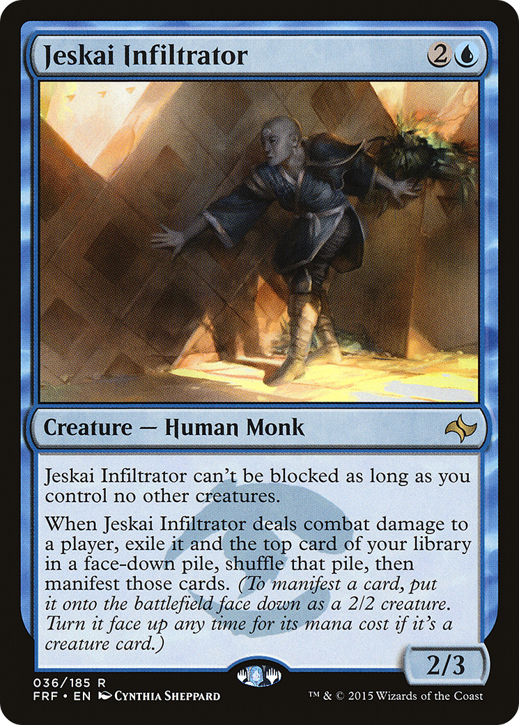 Jeskai Infiltrator (FRF-036) - Fate Reforged Foil