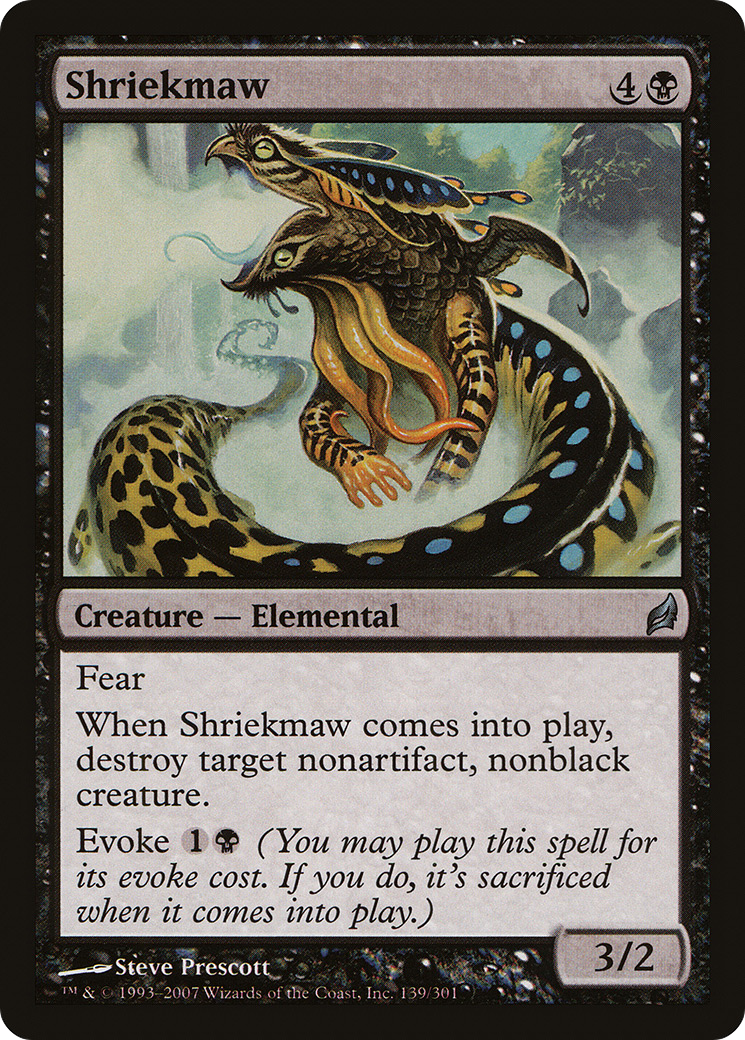 Shriekmaw (LRW-139) - Lorwyn Foil