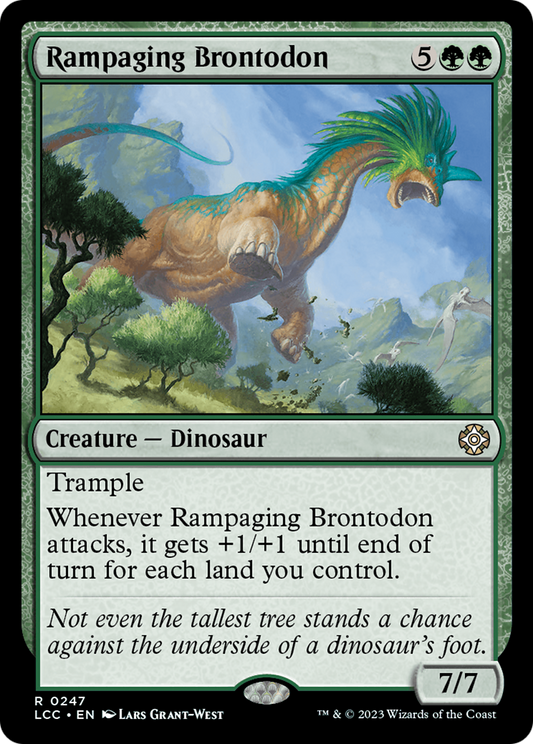 Rampaging Brontodon (LCC-247) - The Lost Caverns of Ixalan Commander