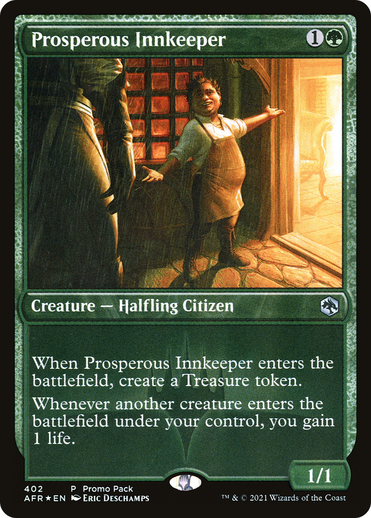 Prosperous Innkeeper (PPAFR-402) - Adventures in the Forgotten Realms Foil (Promo Pack)
