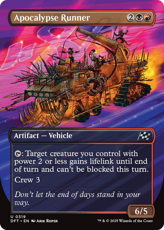 Apocalypse Runner (Borderless)  (Borderless)(DFT-319) - Aetherdrift