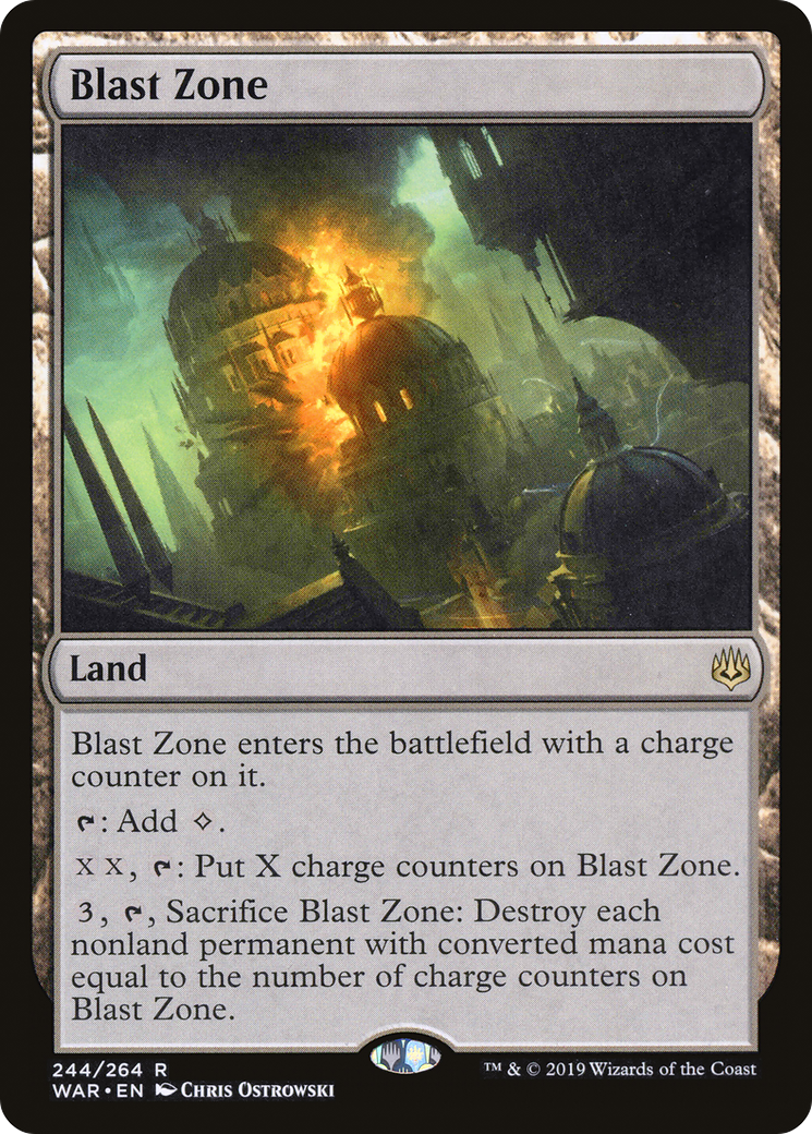 Blast Zone (WAR-244) - War of the Spark Foil