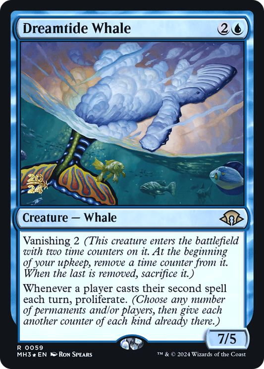 Dreamtide Whale (PMH3-59S) - Modern Horizons 3 Promos Foil