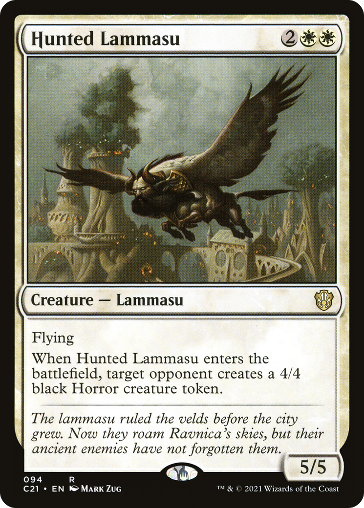 Hunted Lammasu (C21-094) - Commander 2021