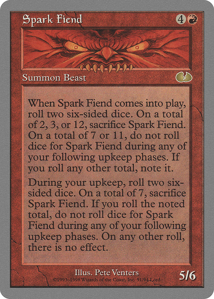 Spark Fiend (UGL-051) - Unglued