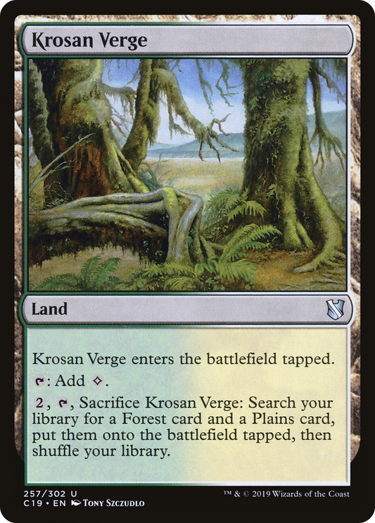 Krosan Verge (C19-257) - Commander 2019