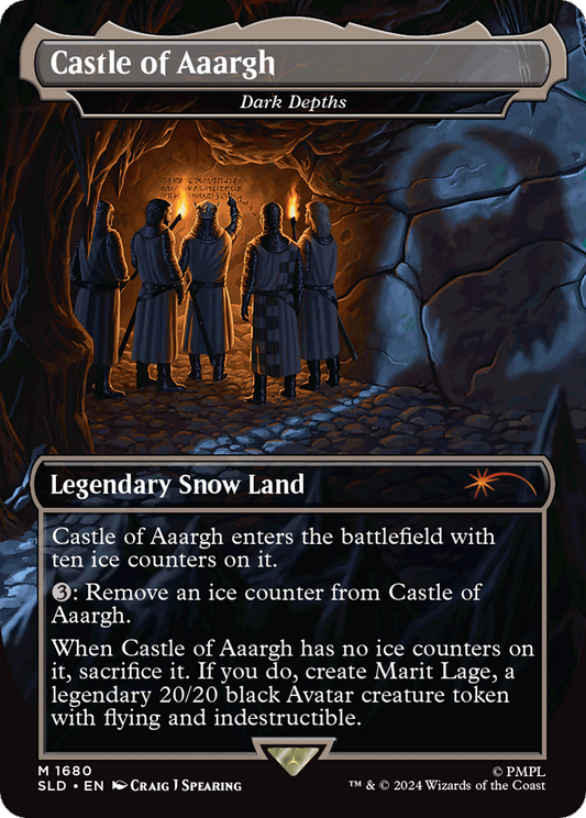 Castle of Aaargh - Dark Depths (SLD-1680) - Secret Lair Drop / Castle of Aaargh (Borderless) Foil