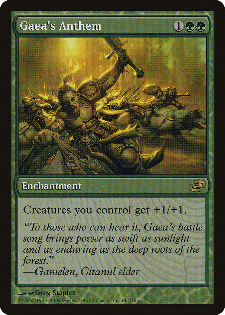 Gaea's Anthem (PLC-147) - Planar Chaos: (colorshifted)