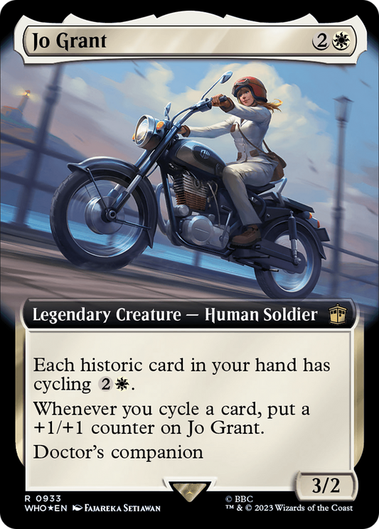 Jo Grant (Extended Art) (Surge Foil) (WHO-933) - Doctor Who: (Extended Art) Foil