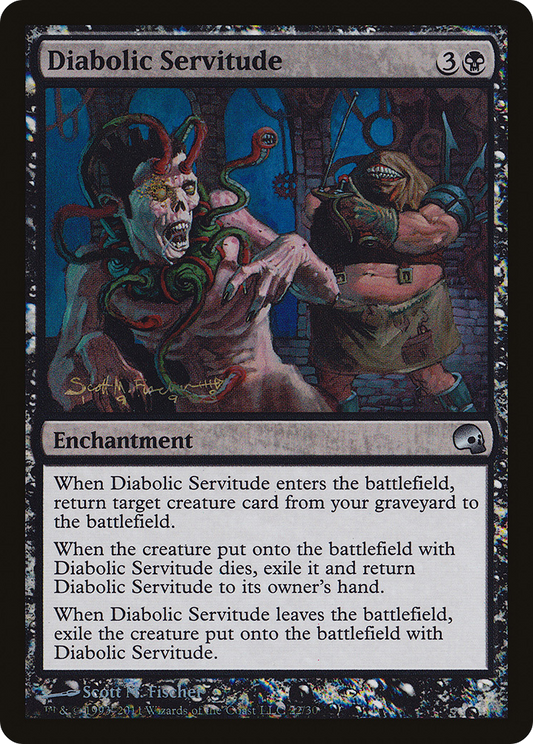 Diabolic Servitude (PD3-022) - Premium Deck Series: Graveborn Foil