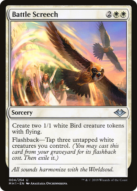 Battle Screech  (MH1-004) - Modern Horizons Foil