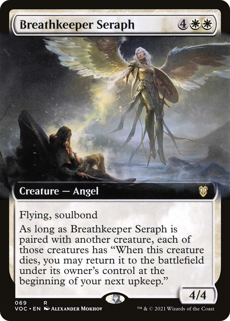 Breathkeeper Seraph (VOC-069) - Crimson Vow Commander: (Extended Art)