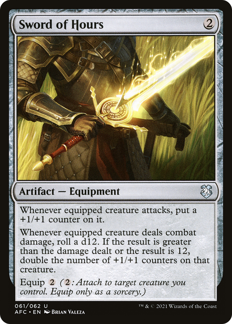 Sword of Hours (AFC-061) - Forgotten Realms Commander