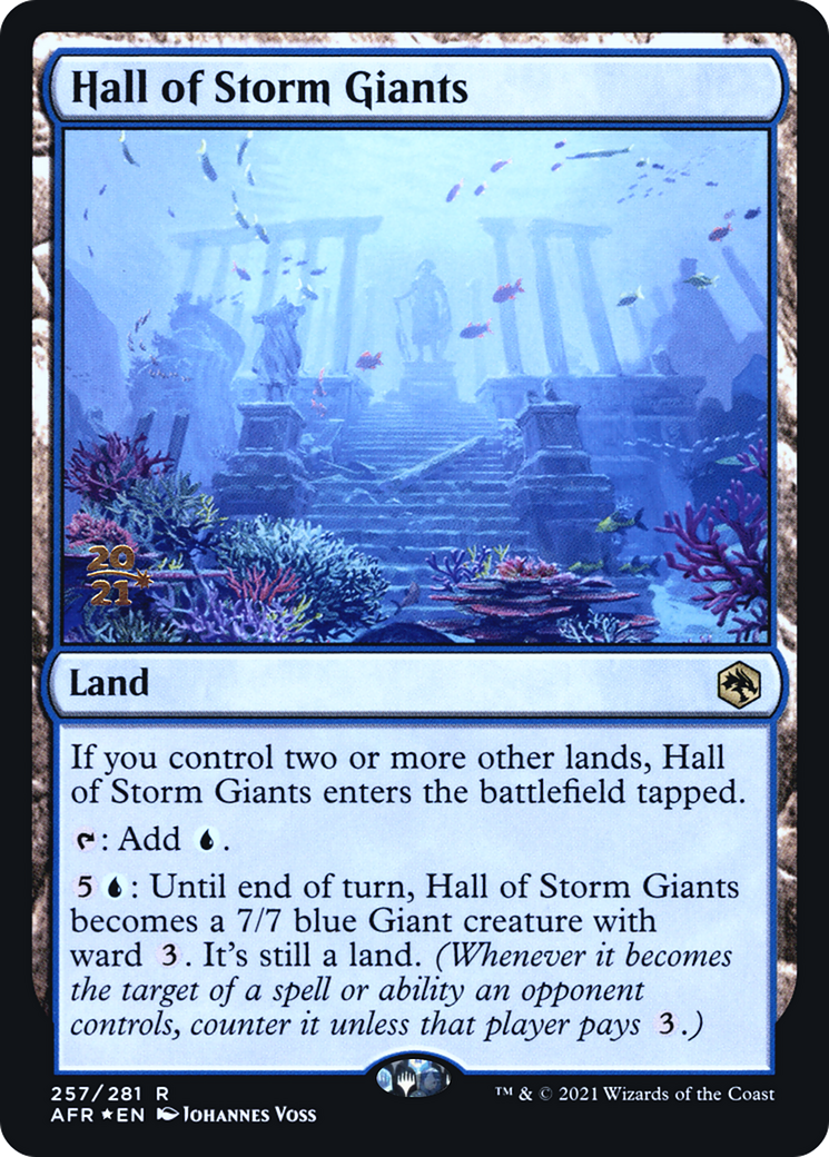 Hall of Storm Giants (PRE-257S) - Adventures in the Forgotten Realms Promos (Prerelease) Foil