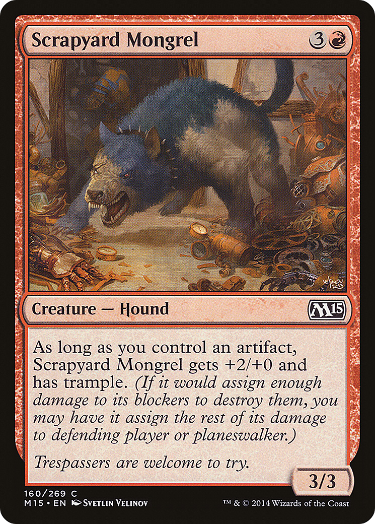 Scrapyard Mongrel (M15-160) - Magic 2015 Foil