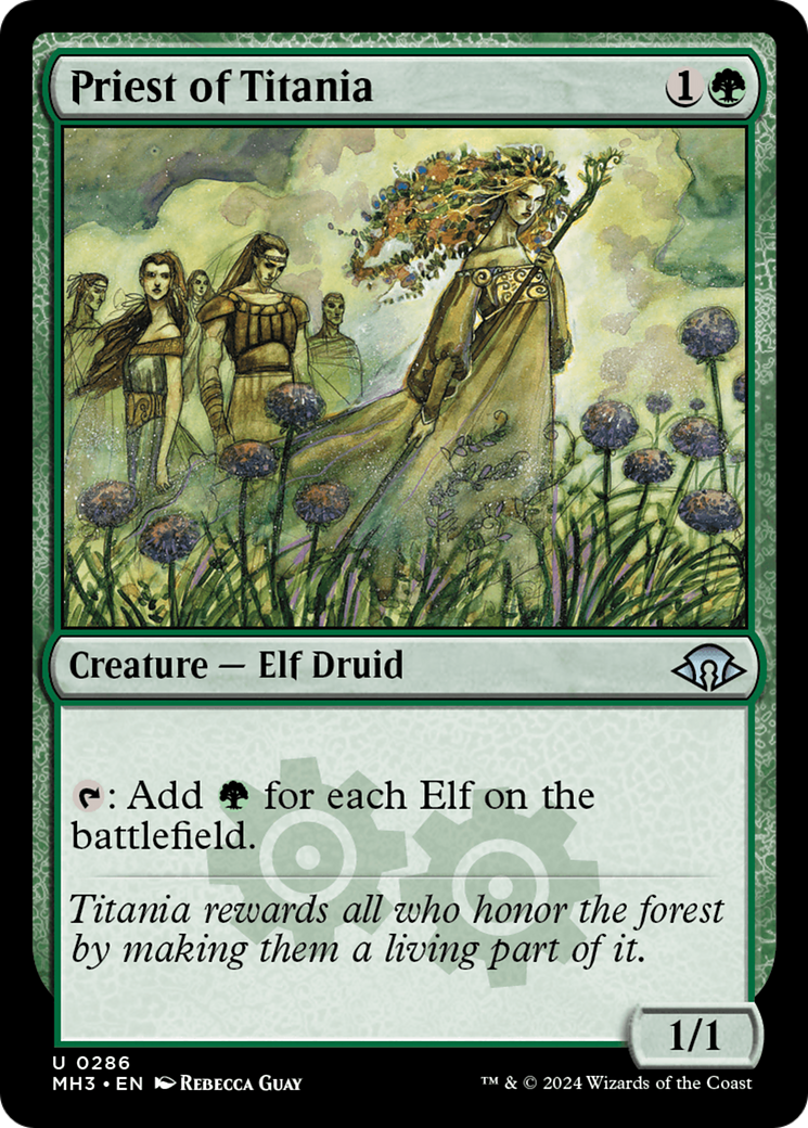 Priest of Titania (MH3-286) - Modern Horizons 3 Foil