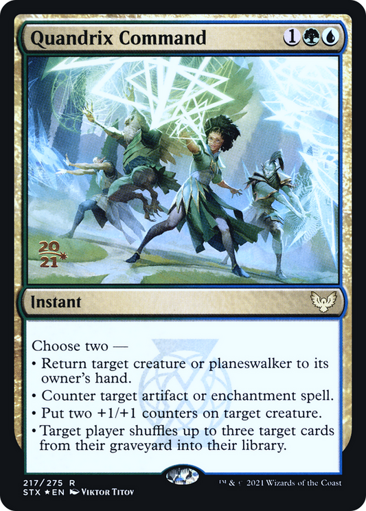 Quandrix Command (PSTX-217S) - Strixhaven: School of Mages Promos Foil