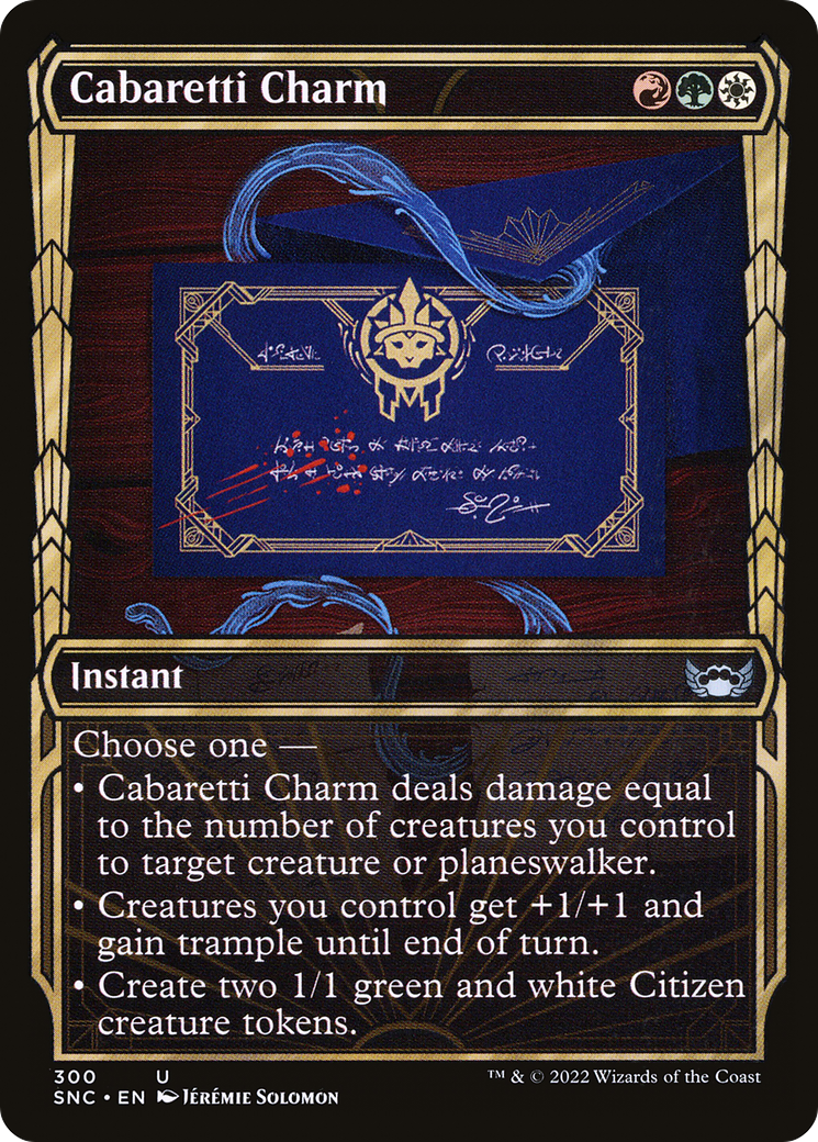 Cabaretti Charm (SNC-300) - Streets of New Capenna: (Showcase) Foil