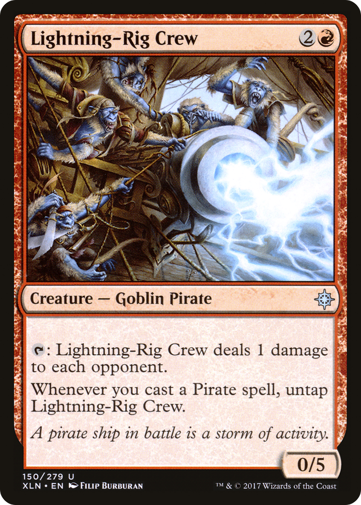 Lightning-Rig Crew (XLN-150) - Ixalan Foil