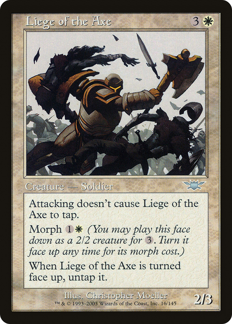 Liege of the Axe (LGN-016) - Legions Foil