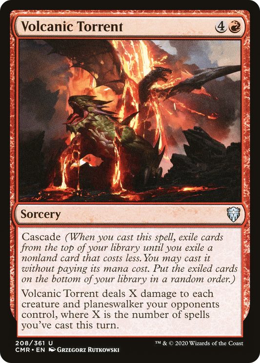 Volcanic Torrent (CMR-208) - Commander Legends Foil