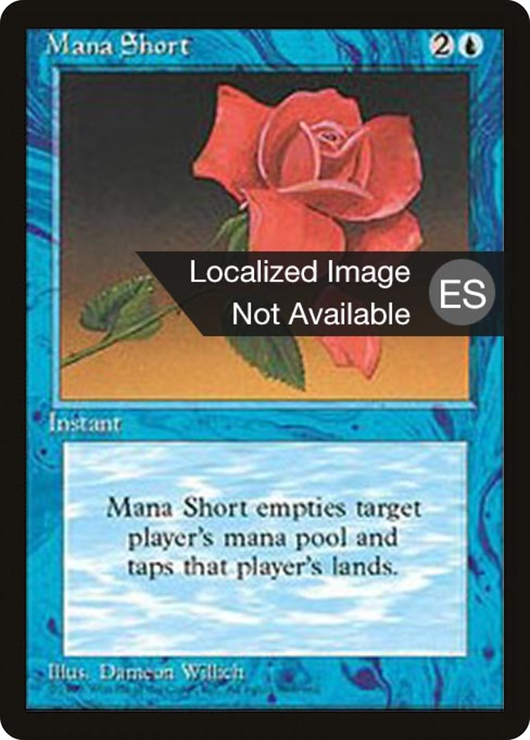 Mana Short (4BB-085) - Fourth Edition Foreign Black Border