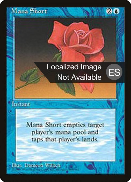 Mana Short (4BB-085) - Fourth Edition Foreign Black Border