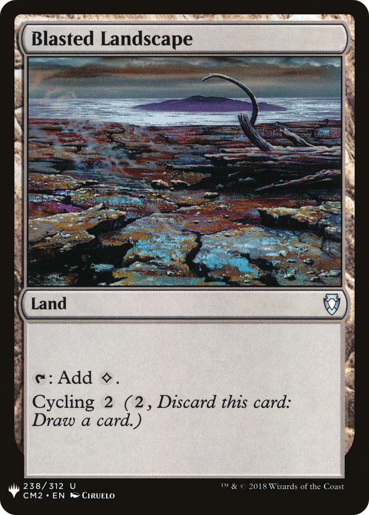 Blasted Landscape (LIST-CM2-238) - The List