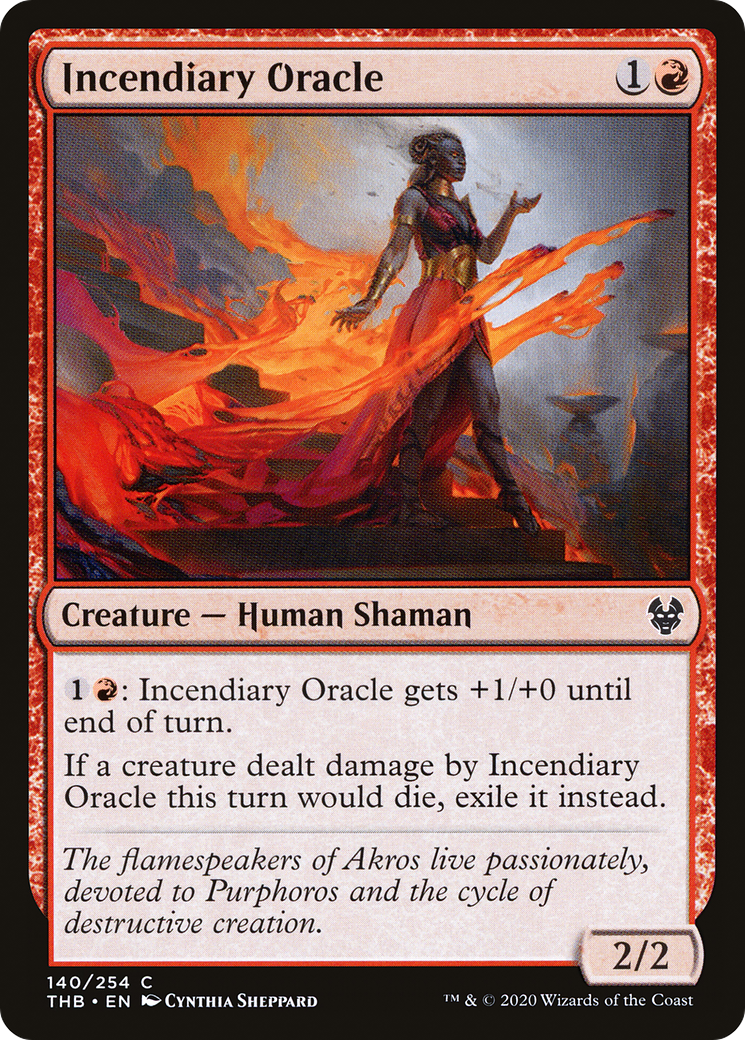 Incendiary Oracle (THB-140) - Theros Beyond Death Foil