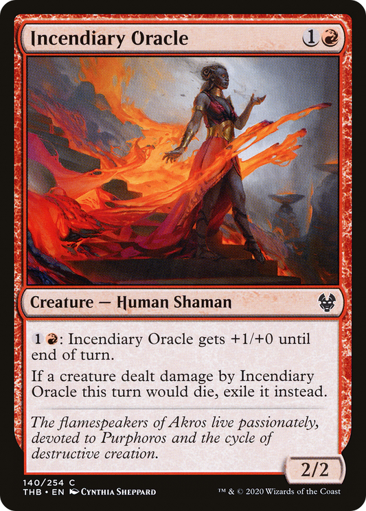 Incendiary Oracle (THB-140) - Theros Beyond Death Foil