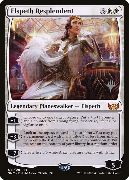 Elspeth Resplendent (PPSNC-011) - Streets of New Capenna Promos (Promo Pack)