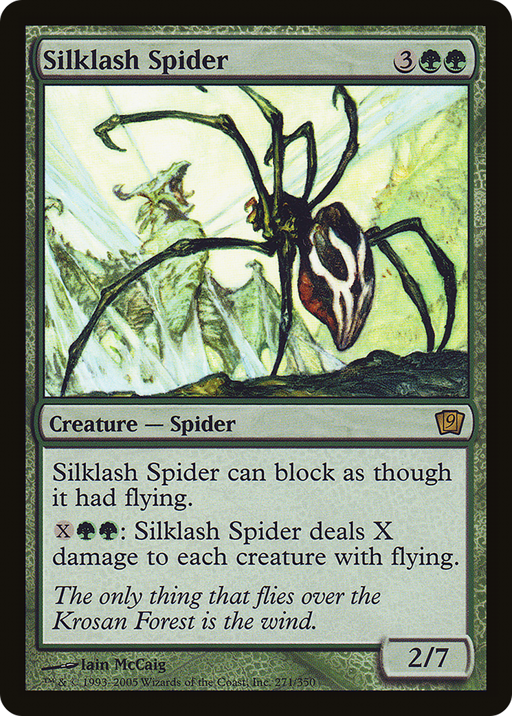 Silklash Spider (9ED-271★) - Ninth Edition Foil