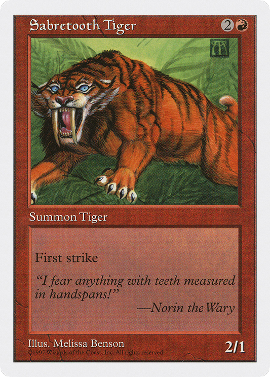 Sabretooth Tiger (5ED-264) - Fifth Edition