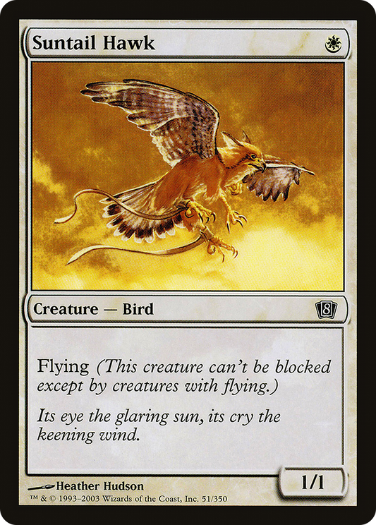 Suntail Hawk (8ED-51★) - Eighth Edition Foil