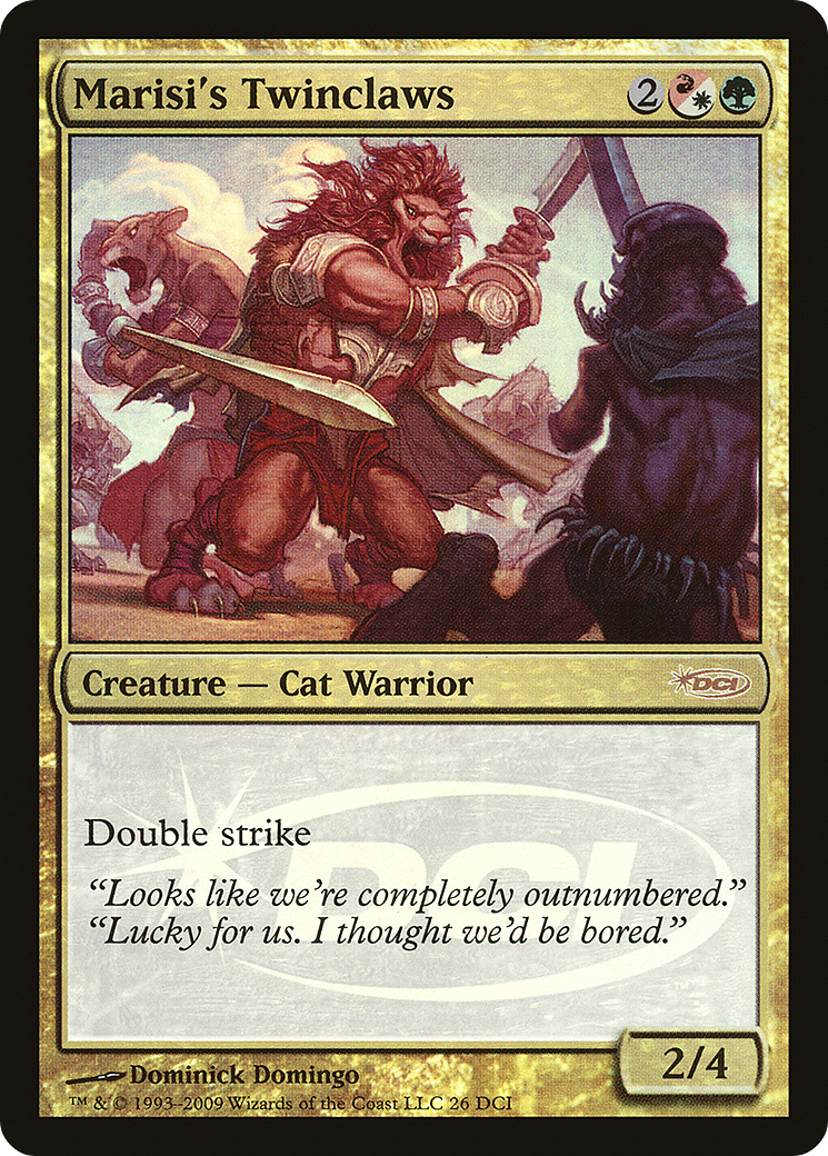 Marisi's Twinclaws (PDCI-026) - DCI Promos Foil