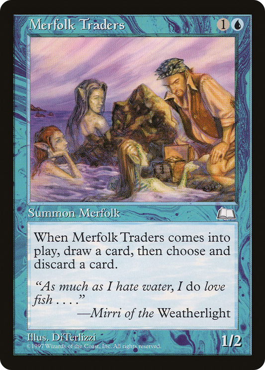 Merfolk Traders (WTH-043) - Weatherlight