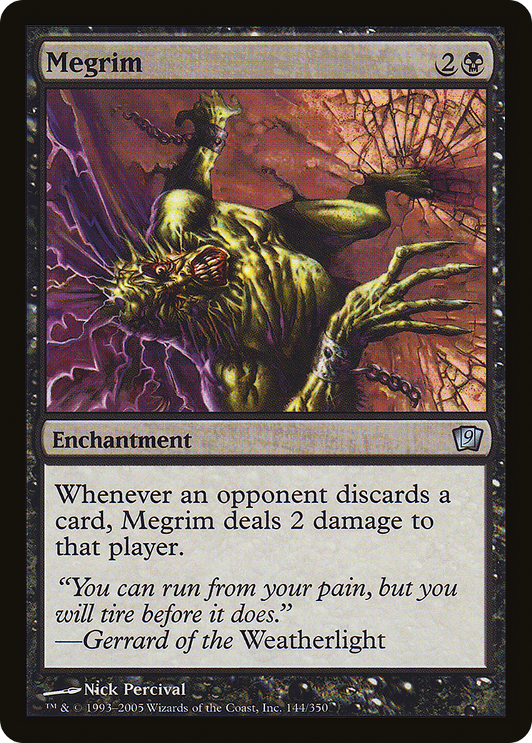 Megrim (9ED-144★) - Ninth Edition Foil