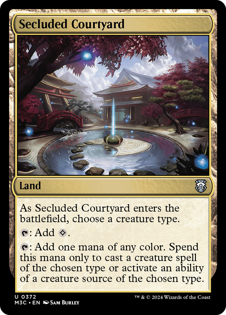 Secluded Courtyard (M3C-372) - Modern Horizons 3 Commander