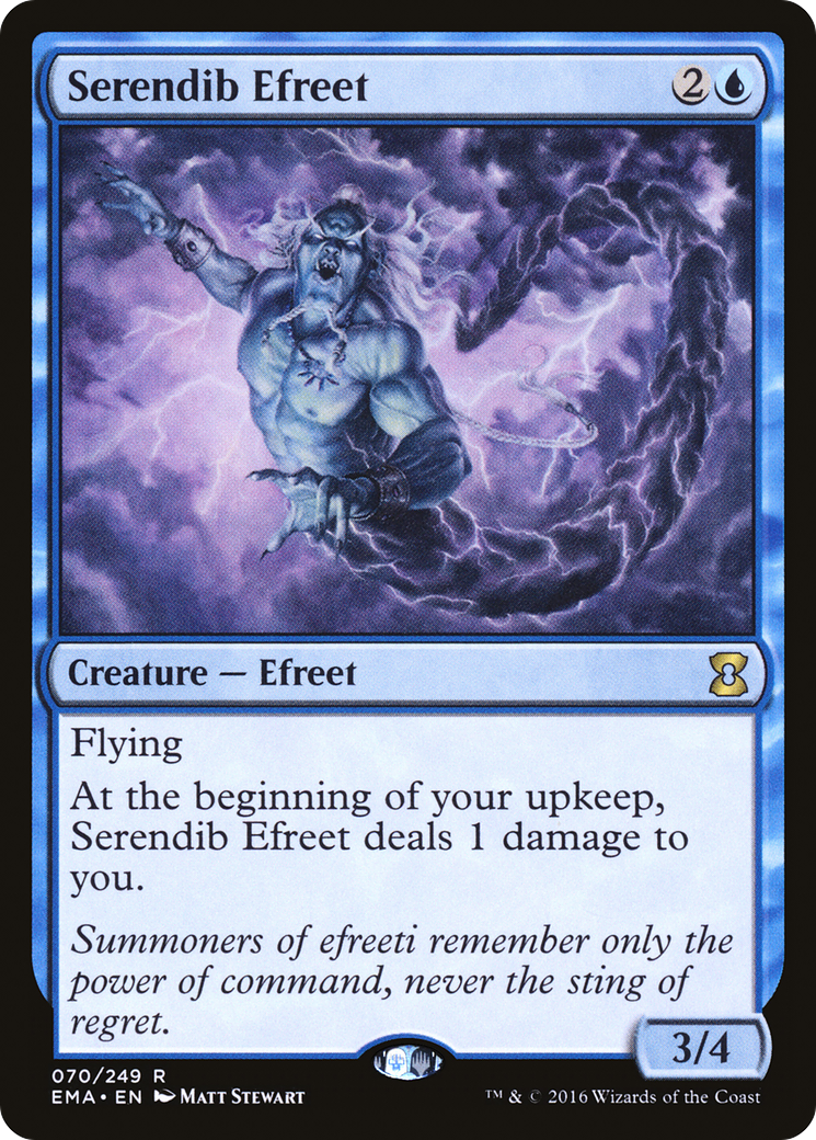 Serendib Efreet (EMA-070) - Eternal Masters Foil