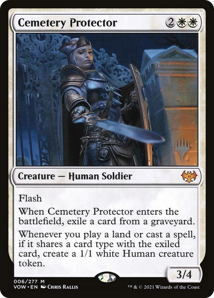 Cemetery Protector  (PPDFT-006) - Innistrad: Crimson Vow Promos (Promo Pack) Foil