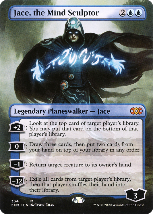 Jace, the Mind Sculptor (2XM-334) - Double Masters (Borderless)