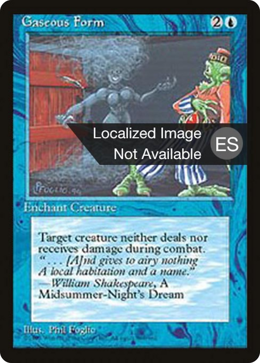 Gaseous Form (4BB-074) - Fourth Edition Foreign Black Border