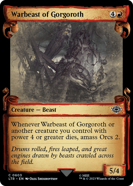 Warbeast of Gorgoroth (LTR-603) - The Lord of the Rings: Tales of Middle-earth: (Showcase)