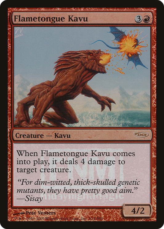 Flametongue Kavu (F05-003) - Friday Night Magic 2005 Foil