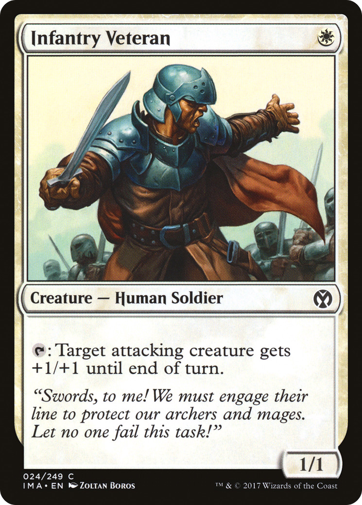 Infantry Veteran (IMA-024) - Iconic Masters Foil